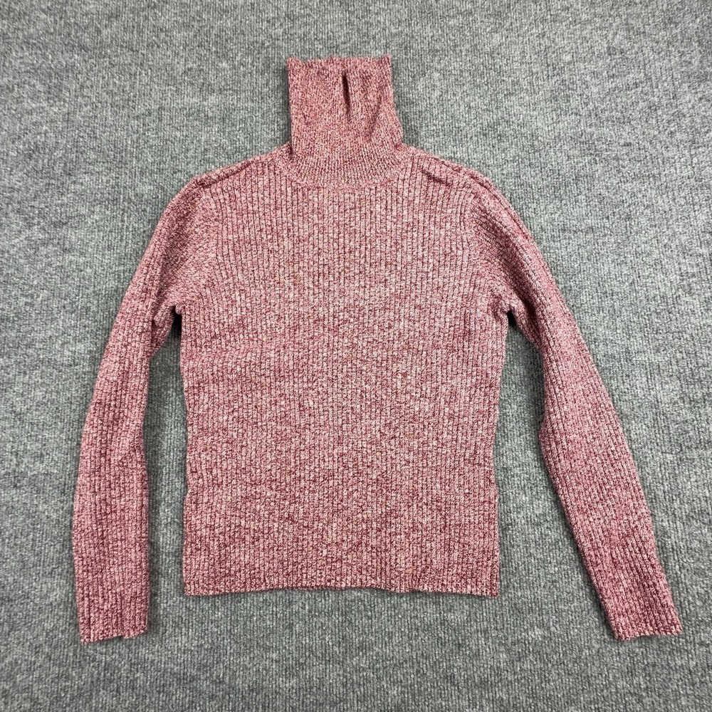 Vintage Villager Sport Sweater Womens Medium Pink Turtleneck Pullover Hong Kong